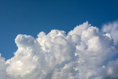 Low angle view of clouds in sky