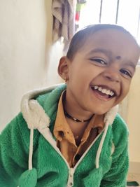 Portrait of smiling boy