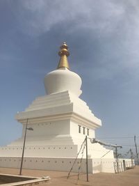 Low angle view of a temple