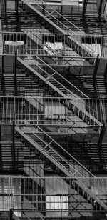 Full frame shot of fire escape