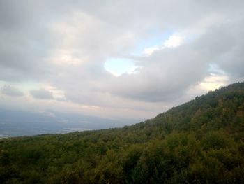 Scenic view of landscape against sky