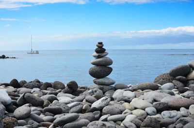 Rocks on beach