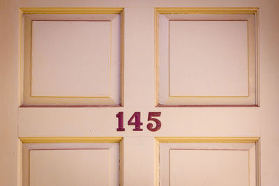 Full frame shot of closed door