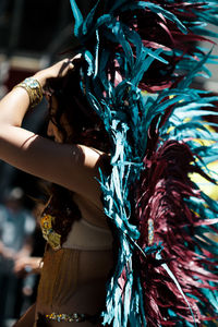 Close-up of young woman
