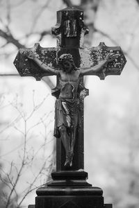 Low angle view of statue