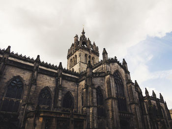 Low angle view of historical building against sky