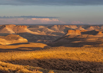 View of rock formations