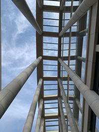 Low angle view of building against sky