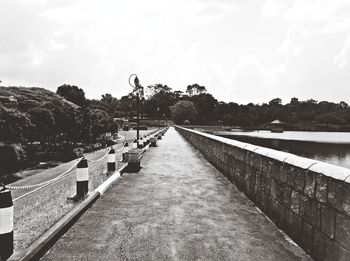 Pier on sea