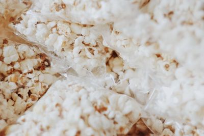 Full frame shot of ice cream