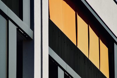 Low angle view of building against sky during sunset