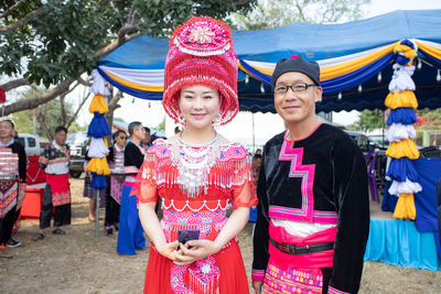 Group of people in traditional clothing