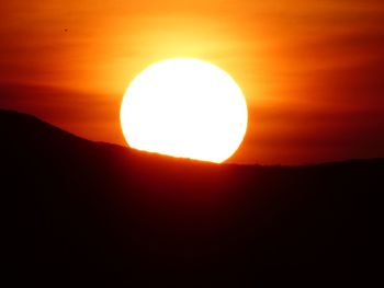 Scenic view of sky during sunset