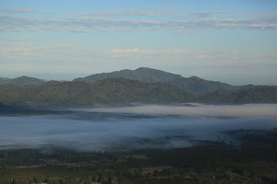Scenic view of landscape against sky