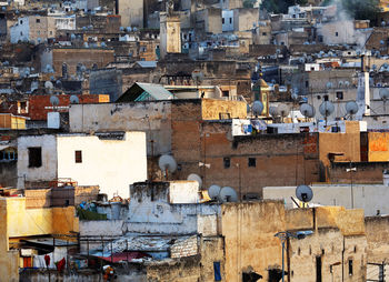 High angle view of cityscape