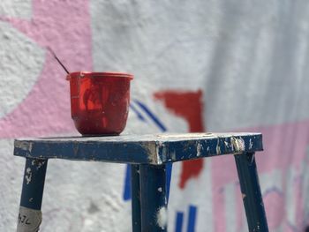Close-up of drink on table