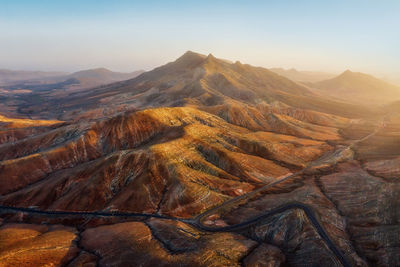 Aerial view of landscape