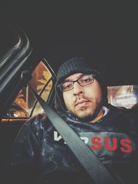 Portrait of young man