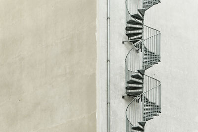 Stairs by railing
