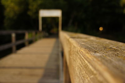 Surface level of empty road