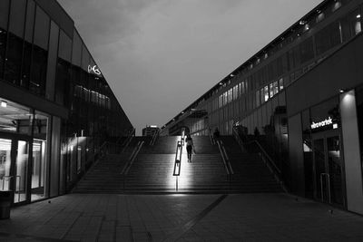 People walking on road
