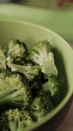 Close-up of meal served in plate