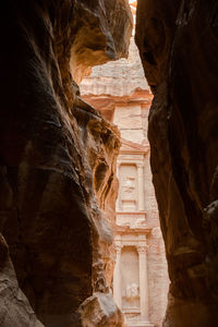 Low angle view of old ruins