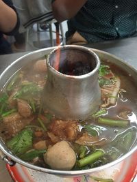 Close-up of food in bowl