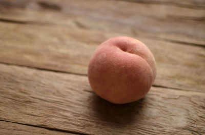 Close-up of apple on table