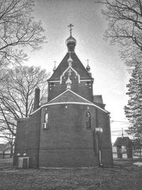 Low angle view of church