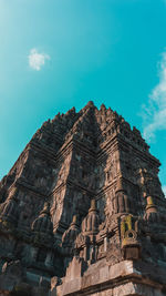 Low angle view of historical building against sky