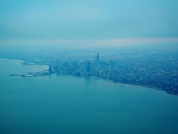 Aerial view of city