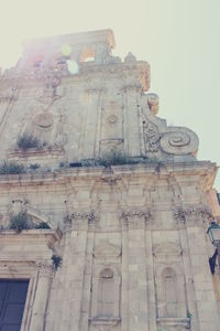 Low angle view of old building