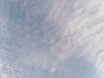 Low angle view of clouds in sky