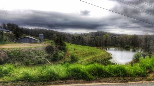 Scenic view of landscape against sky