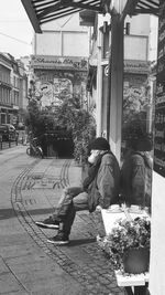 View of built structure in city