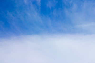 Low angle view of clouds in sky