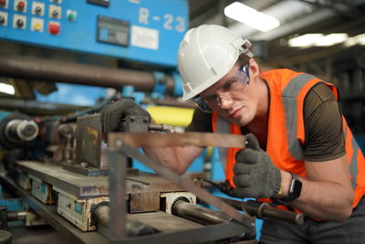 Man working at workshop