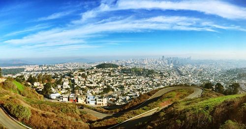 Aerial view of cityscape