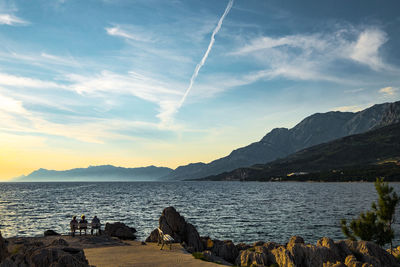 Scenic view of sea in croatia