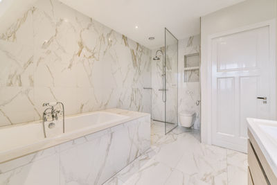 Interior of modern bathroom