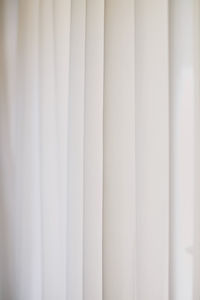 Full frame shot of white curtain