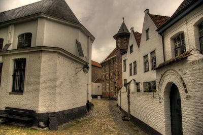 Street amidst buildings in town