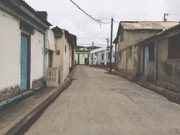 Alley amidst buildings