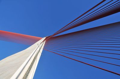 Low angle view of blue sky