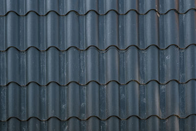 Blue tiles roof for background