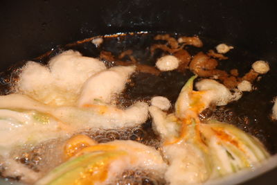 Close-up of meal served in bowl