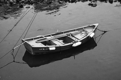 Reflection of a boat