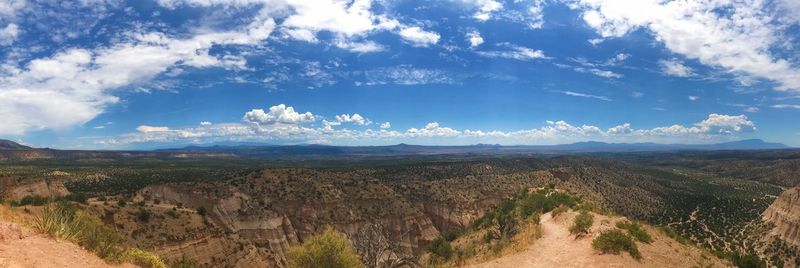 Panoramic view of landscape against sky