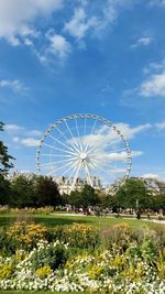 Ferris wheel against sky